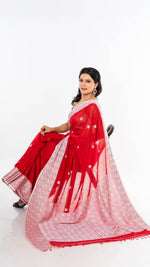 Load image into Gallery viewer, Cotton Khadi saree