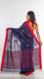 Load image into Gallery viewer, Kusum Khadi Saree