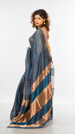Load image into Gallery viewer, Matka silk saree