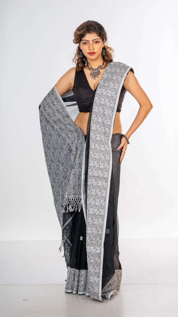 Cotton Khadi saree