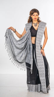 Cotton Khadi saree