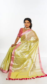 Load image into Gallery viewer, Tissue Silk Saree