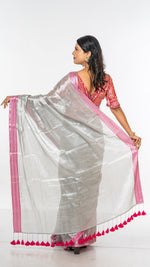 Load image into Gallery viewer, Tissue Silk Saree