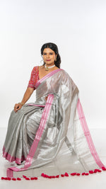 Load image into Gallery viewer, Tissue Silk Saree