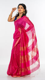 Load image into Gallery viewer, Matka silk saree