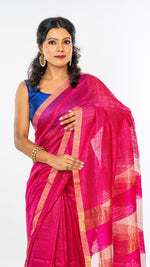 Load image into Gallery viewer, Matka silk saree