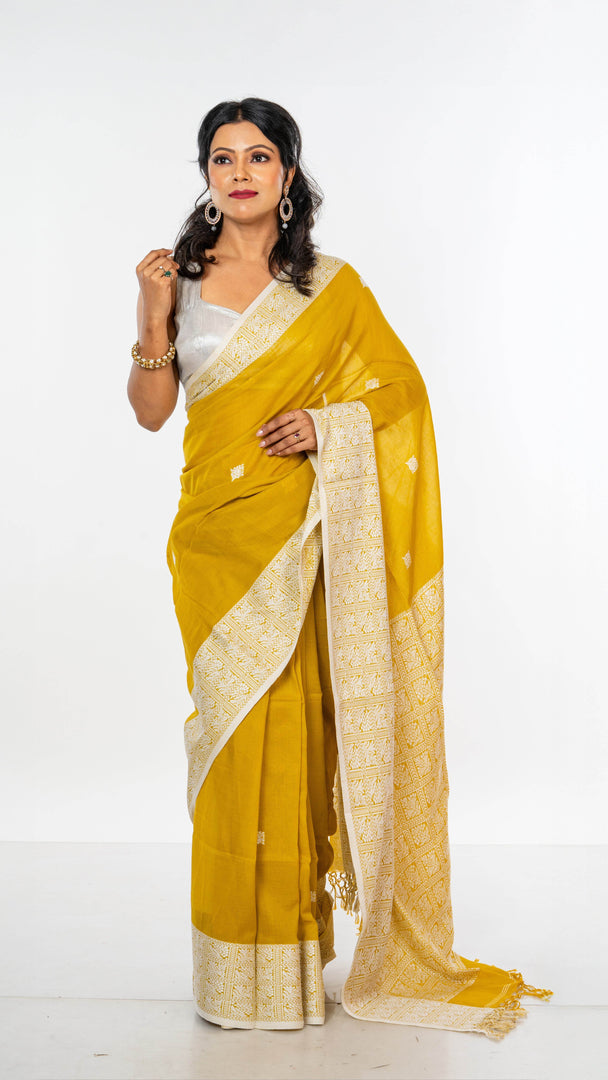 Cotton Khadi saree