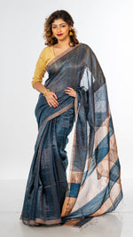 Load image into Gallery viewer, Matka silk saree